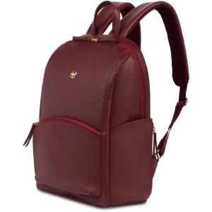 imageSwissGear Serenity Luxe Womens Laptop Backpack Laptop Bag Fits Most 13Inch Laptops Taupe 16 InchesRed