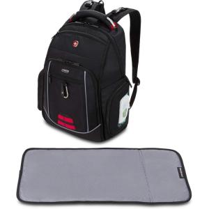 imageSwissGear Travel Diaper Bag Backpack Black 175Inch175Inch