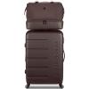 imageSwissGear 7366 Signature Hardside Expandable Luggage with Spinner Wheels TSA Lock CupHolder Chocolate 2Piece Set 1927Chocolate