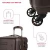 imageSwissGear 7366 Signature Hardside Expandable Luggage with Spinner Wheels TSA Lock CupHolder Chocolate 2Piece Set 1927Chocolate