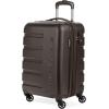 imageSwissGear 7366 Signature Hardside Expandable Luggage with Spinner Wheels TSA Lock CupHolder Chocolate 2Piece Set 1927Chocolate