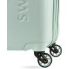 imageSwissGear 7366 Signature Hardside Expandable Luggage with Spinner Wheels TSA Lock CupHolder Chocolate 2Piece Set 1927Clearly Aqua