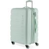 imageSwissGear 7366 Signature Hardside Expandable Luggage with Spinner Wheels TSA Lock CupHolder Chocolate 2Piece Set 1927Clearly Aqua