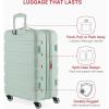 imageSwissGear 7366 Signature Hardside Expandable Luggage with Spinner Wheels TSA Lock CupHolder Chocolate 2Piece Set 1927Clearly Aqua