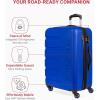 imageSwissGear 7366 Signature Hardside Expandable Luggage with Spinner Wheels TSA Lock CupHolder Chocolate 2Piece Set 1927Cobalt