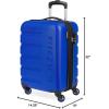 imageSwissGear 7366 Signature Hardside Expandable Luggage with Spinner Wheels TSA Lock CupHolder Chocolate 2Piece Set 1927Cobalt