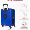 imageSwissGear 7366 Signature Hardside Expandable Luggage with Spinner Wheels TSA Lock CupHolder Chocolate 2Piece Set 1927Cobalt