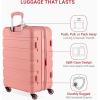 imageSwissGear 7366 Signature Hardside Expandable Luggage with Spinner Wheels TSA Lock CupHolder Chocolate 2Piece Set 1927Coral Almond