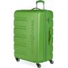 imageSwissGear 7366 Signature Hardside Expandable Luggage with Spinner Wheels TSA Lock CupHolder Chocolate 2Piece Set 1927Green