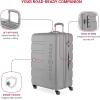 imageSwissGear 7366 Signature Hardside Expandable Luggage with Spinner Wheels TSA Lock CupHolder Chocolate 2Piece Set 1927Grey