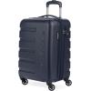 imageSwissGear 7366 Signature Hardside Expandable Luggage with Spinner Wheels TSA Lock CupHolder Chocolate 2Piece Set 1927Navy