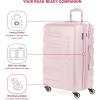 imageSwissGear 7366 Signature Hardside Expandable Luggage with Spinner Wheels TSA Lock CupHolder Chocolate 2Piece Set 1927Pink