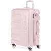 imageSwissGear 7366 Signature Hardside Expandable Luggage with Spinner Wheels TSA Lock CupHolder Chocolate 2Piece Set 1927Pink