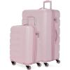 imageSwissGear 7366 Signature Hardside Expandable Luggage with Spinner Wheels TSA Lock CupHolder Chocolate 2Piece Set 1927Pink