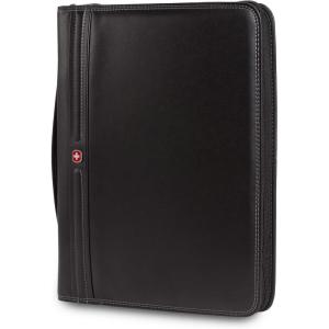 imageWenger Concept Zippered Padfolio Envelope Card Holder Black13Inch